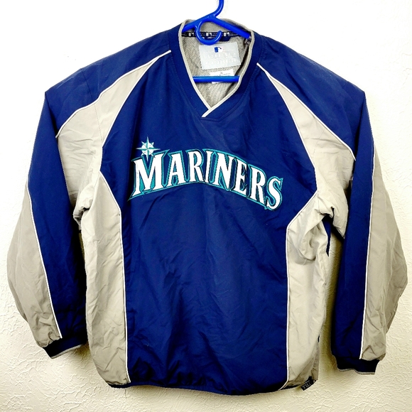 MLB Jackets & Coats Seattle Mariners Mlb Genuine Merchandise Warm Up Jacket Men Xl Pullover